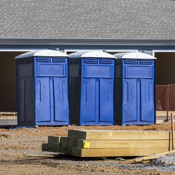 what is the maximum capacity for a single portable restroom in Moncks Corner South Carolina